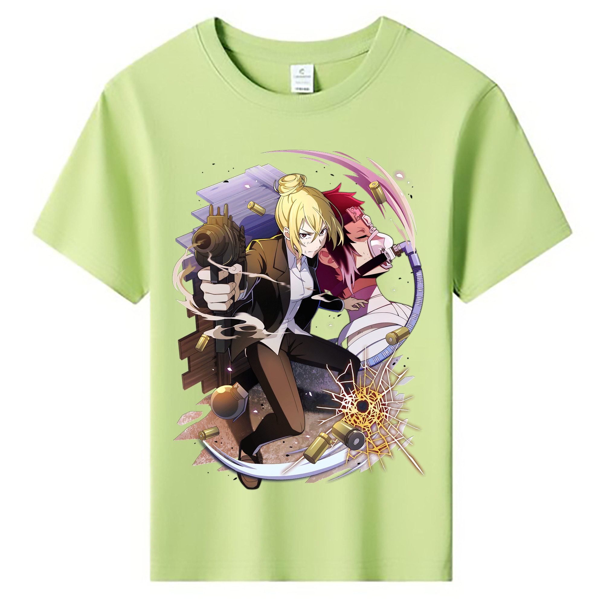 （画像用） 文豪ストレイドッグス Bungo Stray Dogs 綿100％キッズTシャツ（フロントプリント）